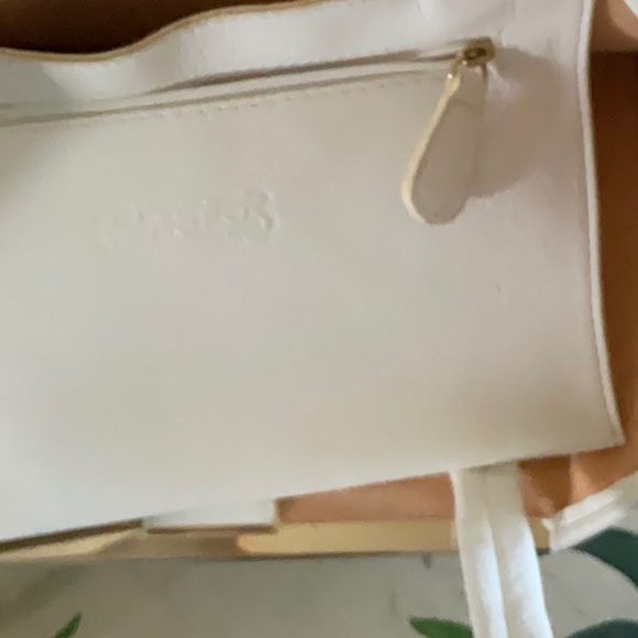 Vegan leather Carlos large shoulder bag black and white with removable tassel! - Picture 3 of 5